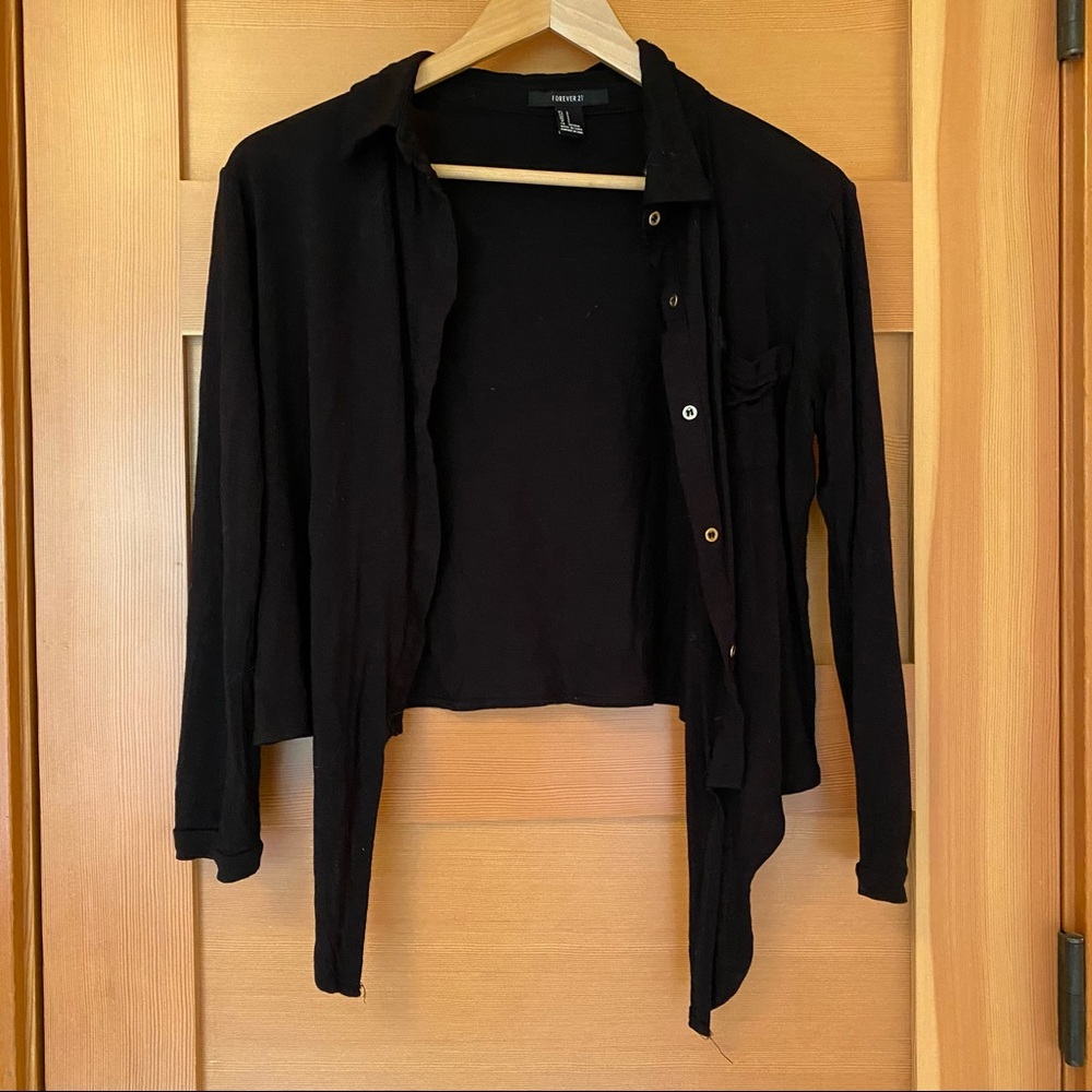 Button up tie top